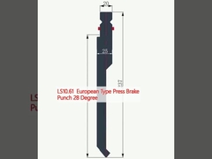 LS10.61 kiểu châu Âu Bấm phanh bấm 28 độ